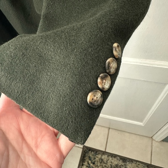 EUC RALPH LAUREN VINTAGE CAMEL HAIR BLAZER. Emerald green - Picture 6 of 14